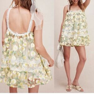 For Love And Lemons Floral Mini Dress NWT Size small